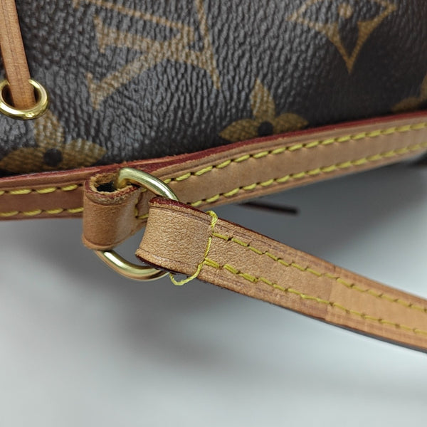 NÉONOÉ Nano Monogram Coated Canvas Brown