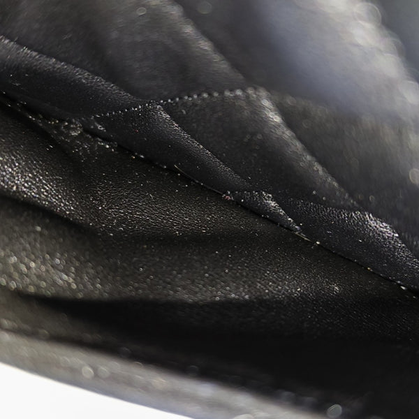 Quilted Lambskin Crossbody Bag Mini Black