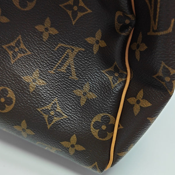 SPEEDY 25 Monogram Coated Canvas Brown