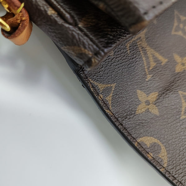 MÉTIS MM Monogram Coated Canvas Brown