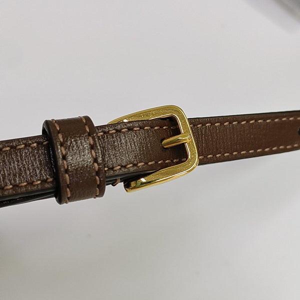 Horsebit 1955 Mini Coated Canvas Beige