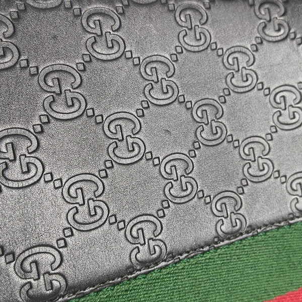 Signature Monogram Calfskin Black