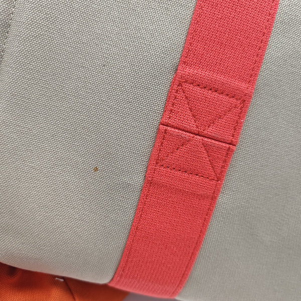 Canvas Top Handle Bag White