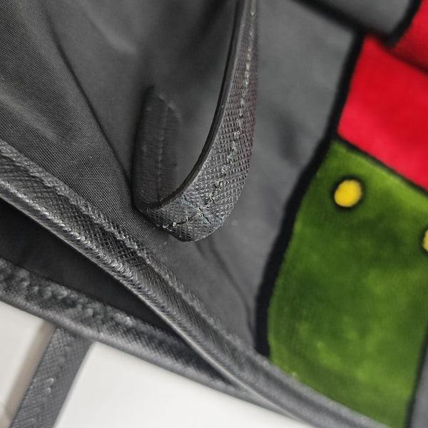 Nylon Tote Bag Black