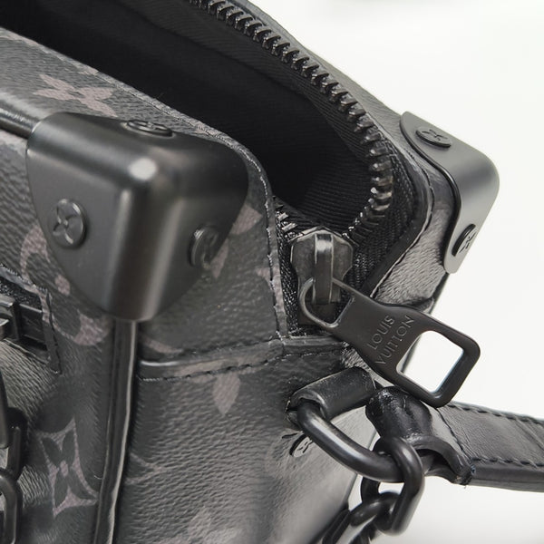 SOFT TRUNK Mini Monogram Coated Canvas Black
