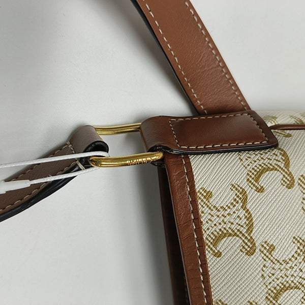 TRIOMPHE CANVAS Small Coated Canvas Beige
