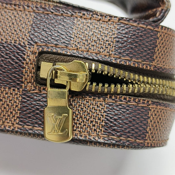 GÉRONIMOS Damier Ebene Coated Canvas Brown