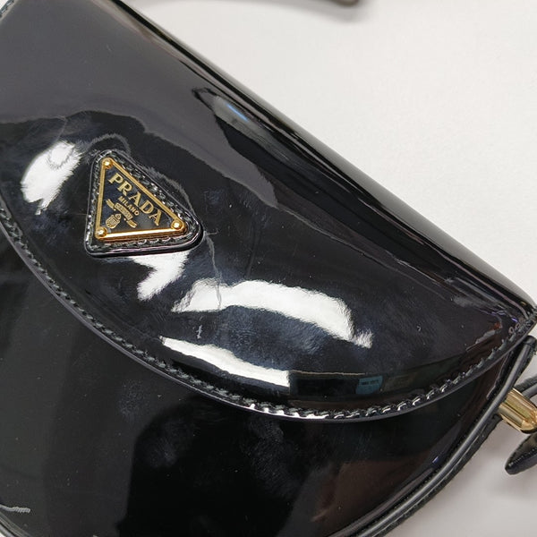 Arqué Mini Patent Leather Black