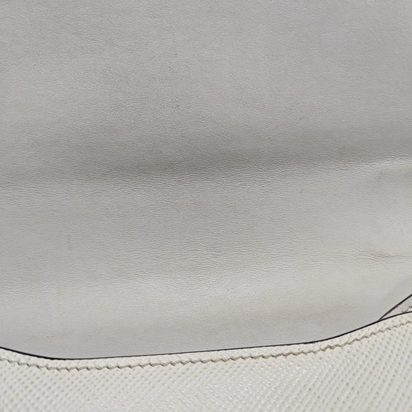 Monochrome Saffiano Calfskin White