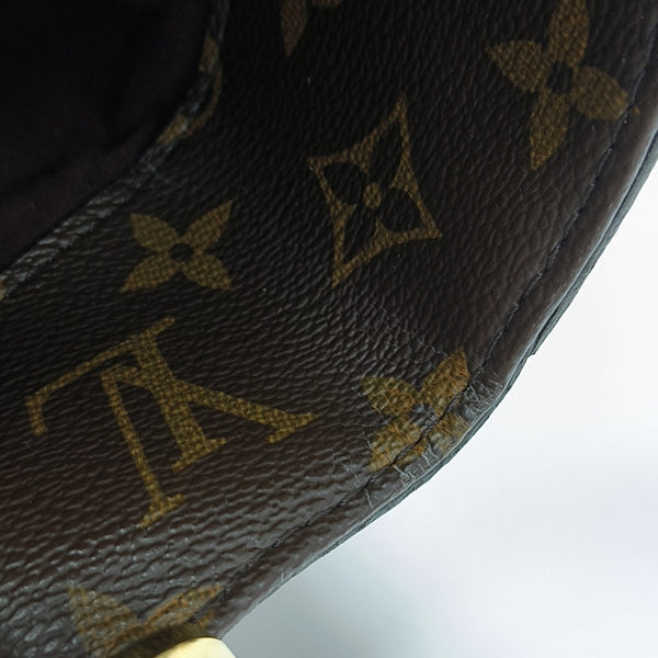 MONTAIGNE MM Monogram Coated Canvas Brown