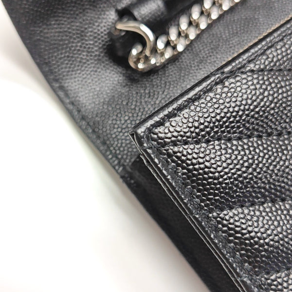 MONOGRAM Medium Chevron Calfskin Black