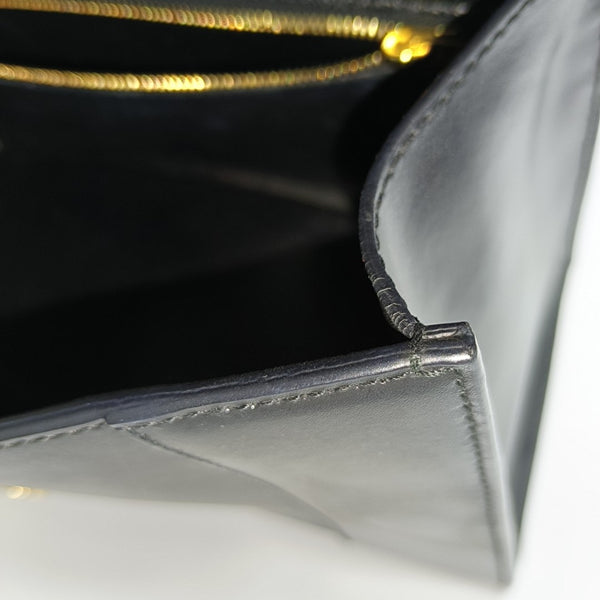 Hourglass S Calfskin Black