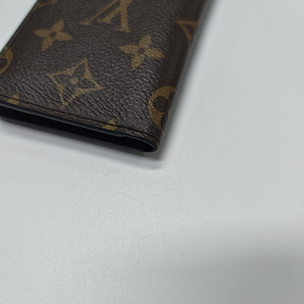 Monogram Coated Canvas Wallet Brown