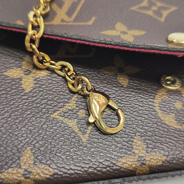 FÉLICIE Monogram Coated Canvas Brown