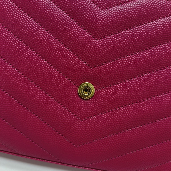MONOGRAM Medium Chevron Calfskin Pink