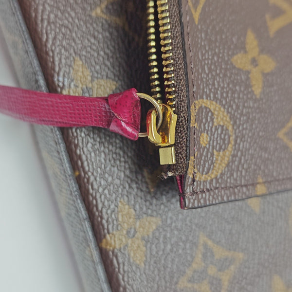 FÉLICIE Monogram Coated Canvas Brown