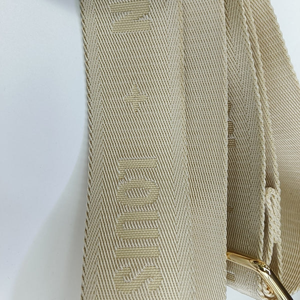 ONTHEGO EAST WEST Chain Monogram Coated Canvas Brown