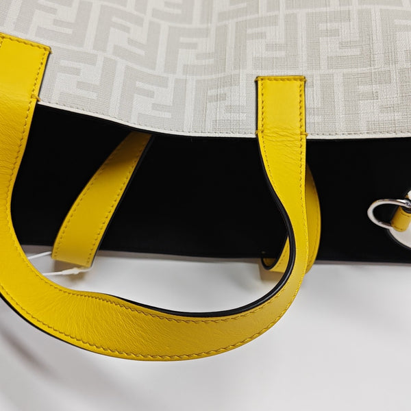 Coated Canvas Shoulder Bag Multicolor