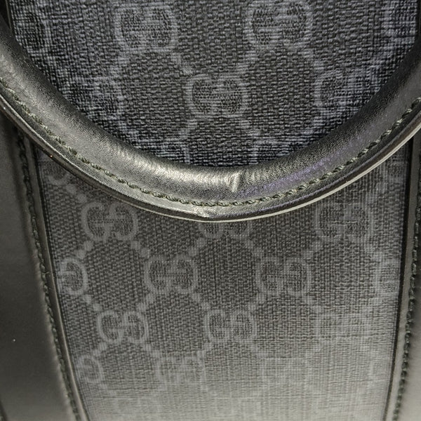 GG Imprime Monogram Coated Canvas Black
