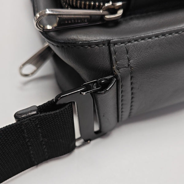 Calfskin Shoulder Bag Gray