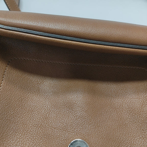 Faye Small Calfskin Brown