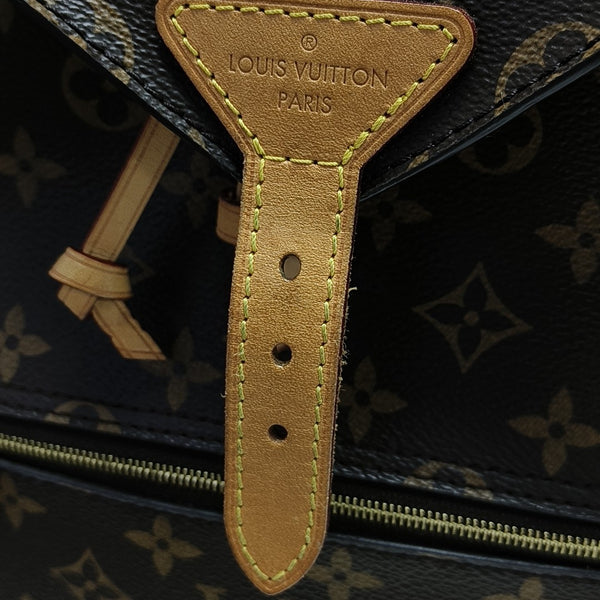 MONTSOURIS MM Monogram Coated Canvas Brown