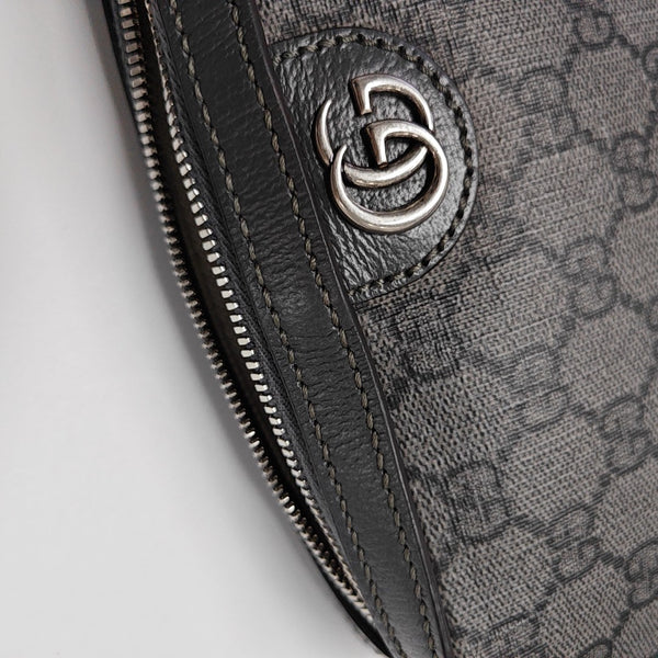 Ophidia Monogram Coated Canvas Gray