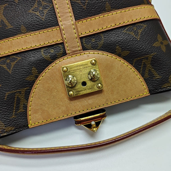 DUFFLE Monogram Coated Canvas Brown