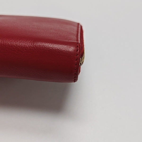 MONOGRAM Quilted Calfskin Red Wallet