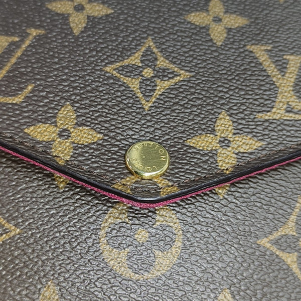 FÉLICIE Monogram Coated Canvas Brown