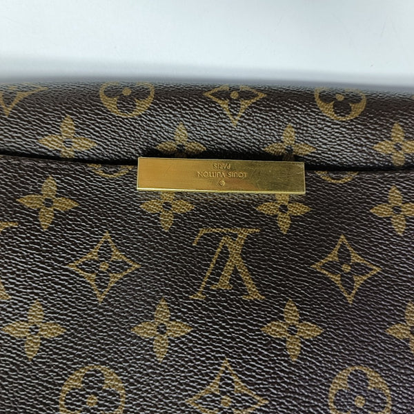 FAVORITE MM Monogram Coated Canvas Brown