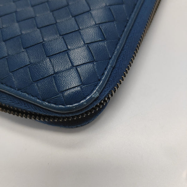 Calfskin Wallet Blue