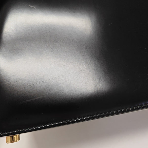 Kelly Medium Patent Leather Black