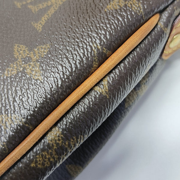 EVA Monogram Coated Canvas Brown