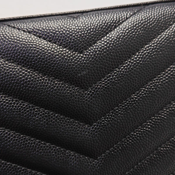 MONOGRAM Medium Chevron Calfskin Black
