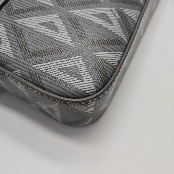 Coated Canvas Shoulder Bag Gray