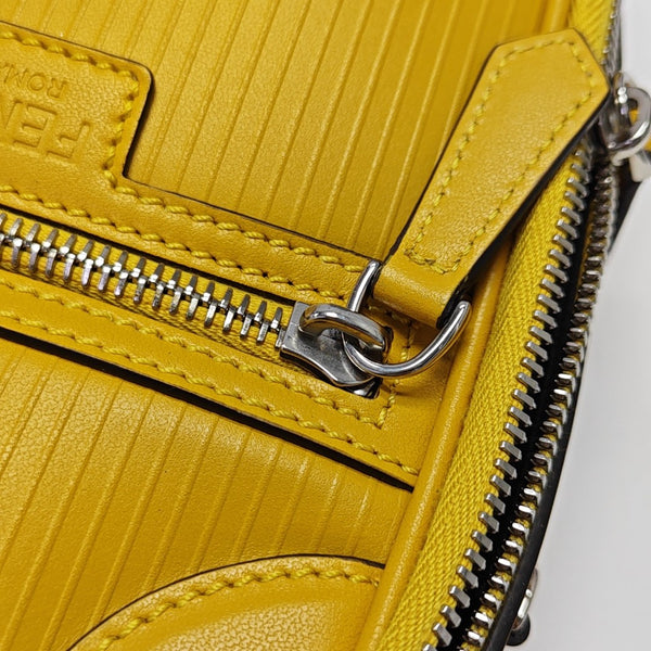 Calfskin Shoulder Bag Mini Yellow