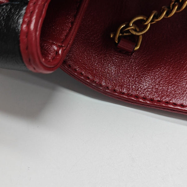 GG Marmont Super Mini Quilted Calfskin Black
