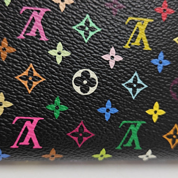LV × TM ZIPPY Monogram Coated Canvas Black