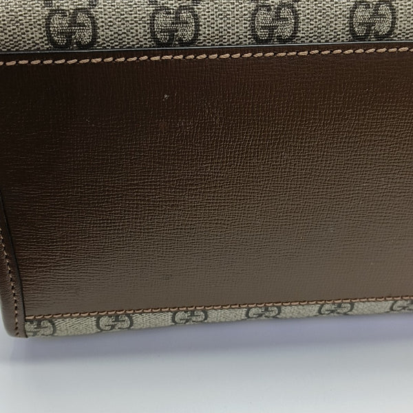Retro Small Monogram Coated Canvas Brown
