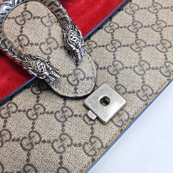 Authenticated pre-owned Dionysus Small Monogram Coated Canvas Beige - Shoulder Bag at Looply