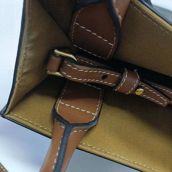 CABAS CELINE Mini Coated Canvas Brown