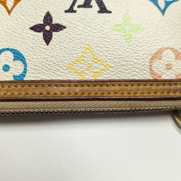 LV × TM VINTAGE MILLA Monogram Coated Canvas White