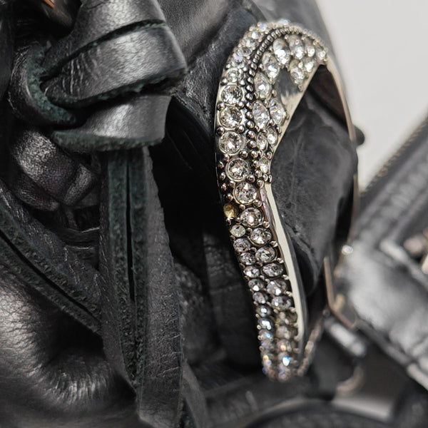 Le Cagole S Lambskin Gray