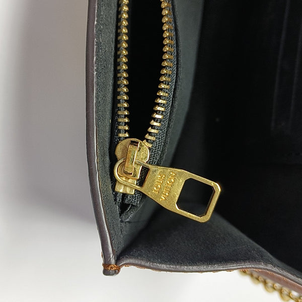 DAUPHINE WOC Monogram Coated Canvas Brown