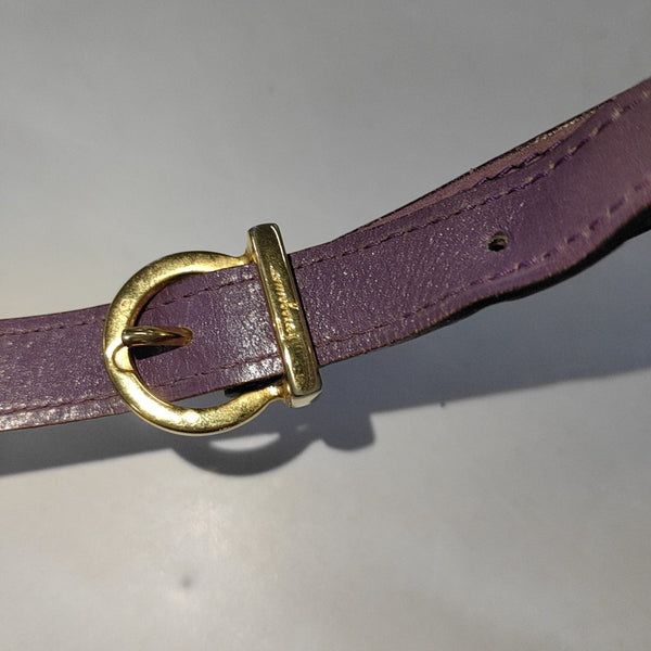 Suede Shoulder Bag Purple