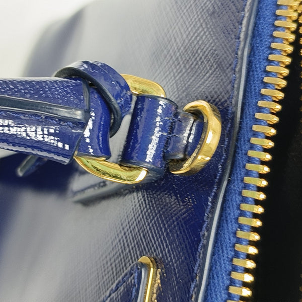 Galleria Small Patent Leather Blue