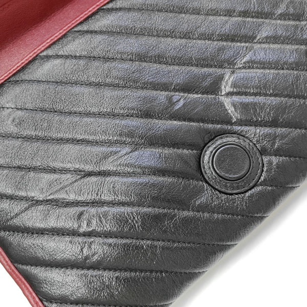 GG Marmont Large Quilted Calfskin Black
