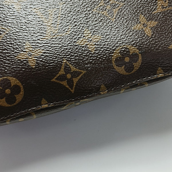 NÉONOÉ MM Monogram Coated Canvas Brown