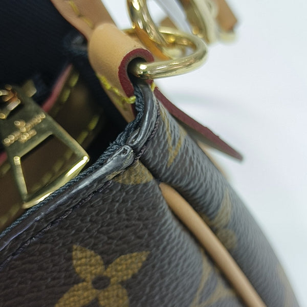 DIANE Monogram Coated Canvas Brown